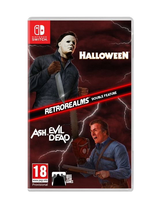 Halloween and Ash vs Evil Dead RetroRealms Double Feature (Switch) i gruppen HJEMMEELEKTRONIK / Spilkonsoller og tilbehør / Nintendo Switch / Spil hos TP E-commerce Nordic AB (D09794)