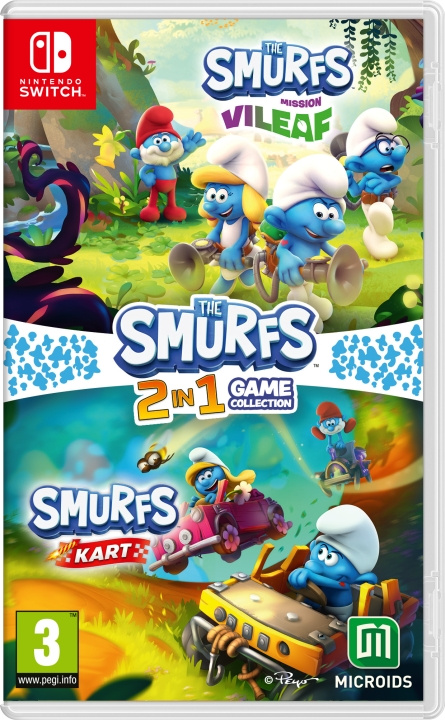 Smurfs 2 in 1 Game Collection (Switch) i gruppen HJEMMEELEKTRONIK / Spilkonsoller og tilbehør / Nintendo Switch / Spil hos TP E-commerce Nordic AB (D09902)