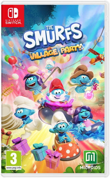 The Smurfs: Village Party (Switch) i gruppen HJEMMEELEKTRONIK / Spilkonsoller og tilbehør / Nintendo Switch / Spil hos TP E-commerce Nordic AB (D10048)