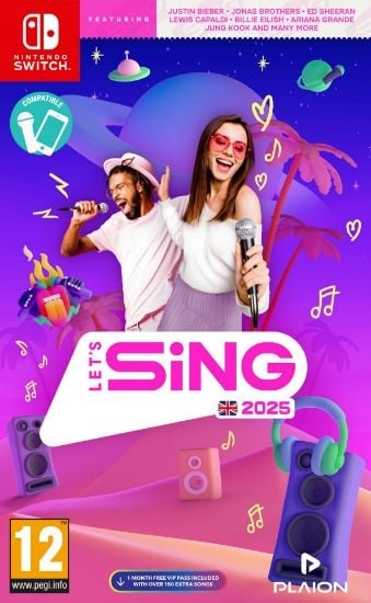 Let\'s Sing 2025 (Switch) i gruppen HJEMMEELEKTRONIK / Spilkonsoller og tilbehør / Nintendo Switch / Spil hos TP E-commerce Nordic AB (D10106)