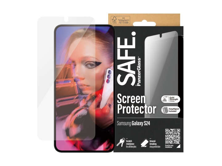 PanzerGlass SAFE. by PanzerGlass Skærmbeskytter Transparent Samsung Galaxy S24 i gruppen SMARTPHONES & TABLETS / Mobil Beskyttelse / Samsung hos TP E-commerce Nordic AB (D10125)