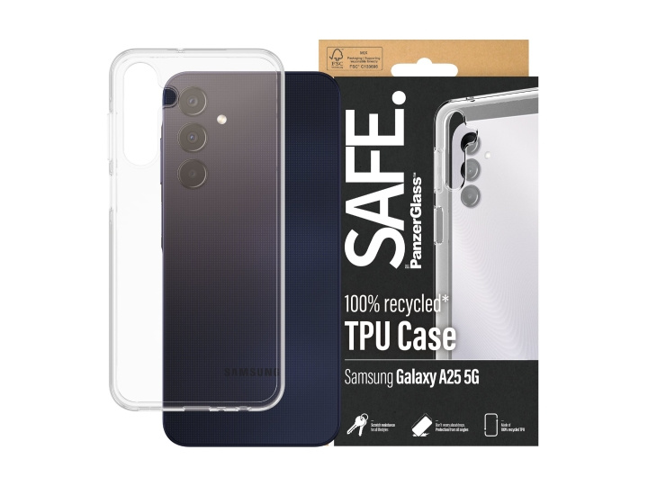 PanzerGlass SAFE. by PanzerGlass Beskyttelsescover Gennemsigtig Samsung Galaxy A25 i gruppen SMARTPHONES & TABLETS / Mobil Beskyttelse / Samsung hos TP E-commerce Nordic AB (D10136)