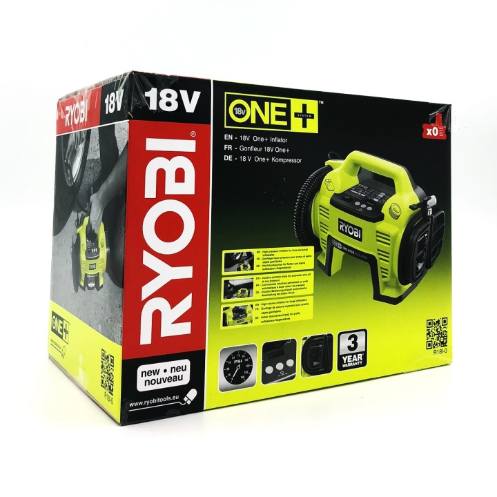 Ryobi One+ R18I-0 Luftkompressor intet batteri i gruppen HJEM, HUS & HAVE / Værktøj / Øvrigt elværktøj hos TP E-commerce Nordic AB (D10157)