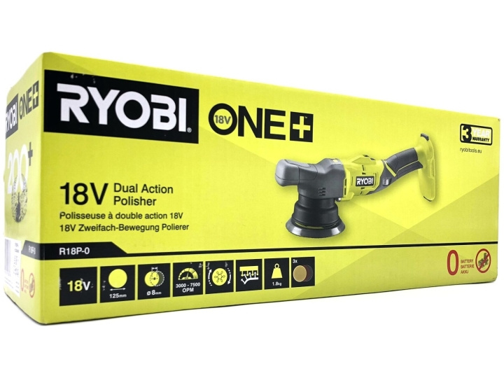 Ryobi One+ R18P-0 18V polermaskine Intet batteri i gruppen HJEM, HUS & HAVE / Værktøj / Øvrigt elværktøj hos TP E-commerce Nordic AB (D10164)