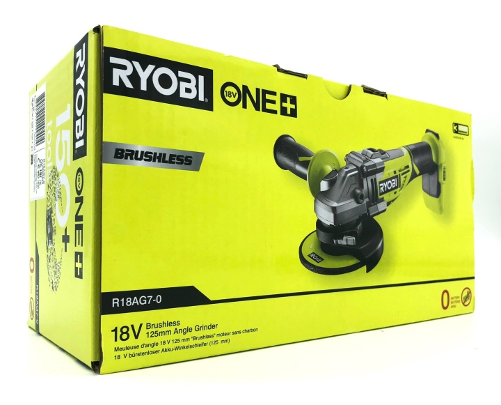 Ryobi One+ R18AG7-0 Vinkelsliber Uden batteri Intet batteri i gruppen HJEM, HUS & HAVE / Værktøj / Øvrigt elværktøj hos TP E-commerce Nordic AB (D10172)