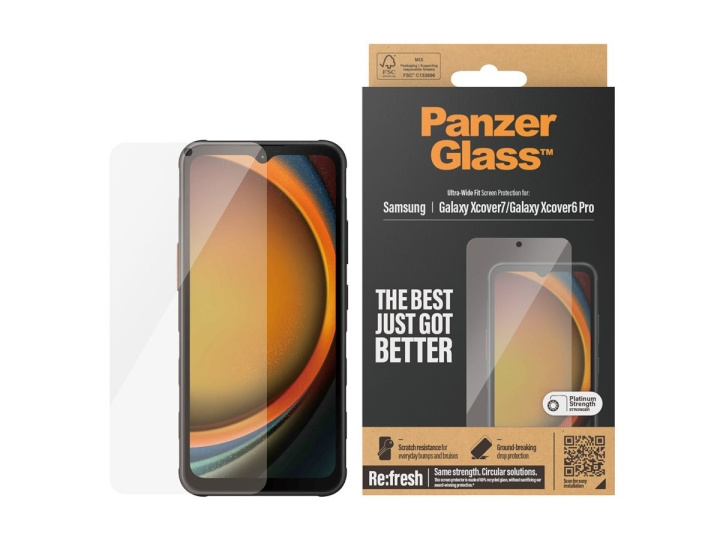 PanzerGlass Samsung Galaxy Xcover 6 Pro, XCover7 i gruppen SMARTPHONES & TABLETS / Mobil Beskyttelse / Samsung hos TP E-commerce Nordic AB (D10227)