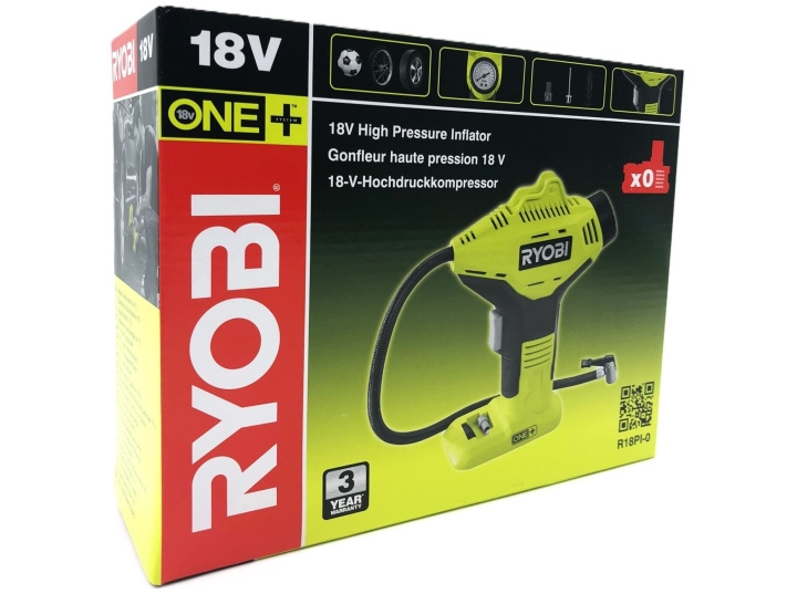 Ryobi One+ R18PI-0 - luftinflator - ledningfri - intet batteri i gruppen HJEM, HUS & HAVE / Værktøj / Øvrigt elværktøj hos TP E-commerce Nordic AB (D10240)