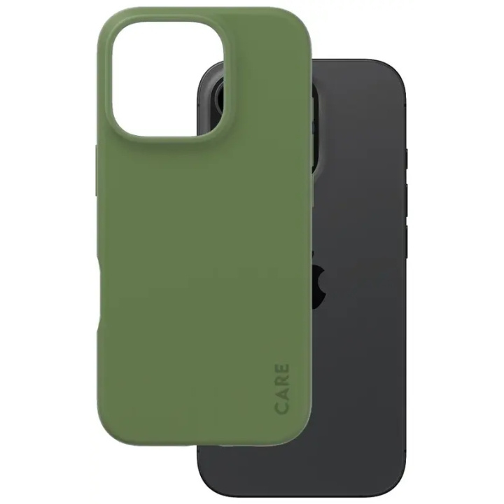 PanzerGlass CARE Fashionable Case til iPhone 16 Pro Grøn i gruppen SMARTPHONES & TABLETS / Mobil Beskyttelse / Apple / iPhone 16 hos TP E-commerce Nordic AB (D10259)