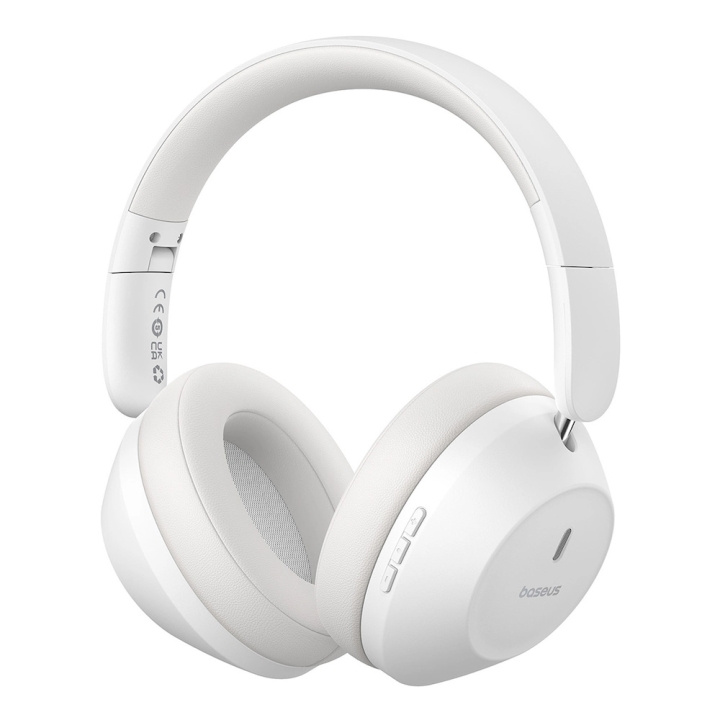 Baseus Bass 30 Max Stereo Trådløs Headset Hvid i gruppen HJEMMEELEKTRONIK / Lyd & billede / Hovedtelefoner & Tilbehør / Hovedtelefoner hos TP E-commerce Nordic AB (D10374)