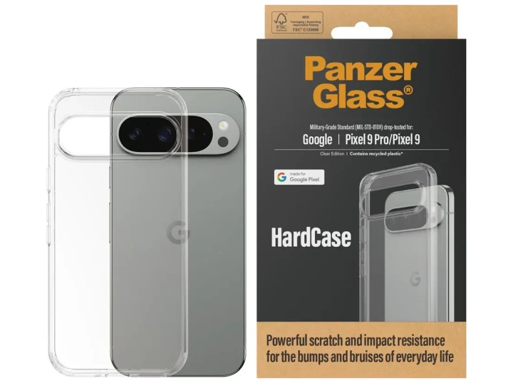 PanzerGlass HardCase Beskyttelsescover Gennemsigtig Google Pixel 9, 9 Pro i gruppen SMARTPHONES & TABLETS / Mobil Beskyttelse / Google hos TP E-commerce Nordic AB (D10396)