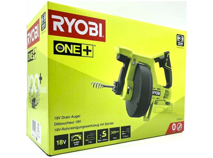 Ryobi ONE+ R18DA-0 18V Afløbsrenser Intet batteri i gruppen HJEM, HUS & HAVE / Værktøj / Øvrigt elværktøj hos TP E-commerce Nordic AB (D10404)