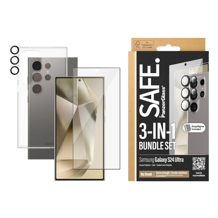 PanzerGlass SAFE. by PanzerGlass Beskyttelsescover Gennemsigtig Samsung Galaxy S24 Ultra i gruppen SMARTPHONES & TABLETS / Mobil Beskyttelse / Samsung hos TP E-commerce Nordic AB (D10413)