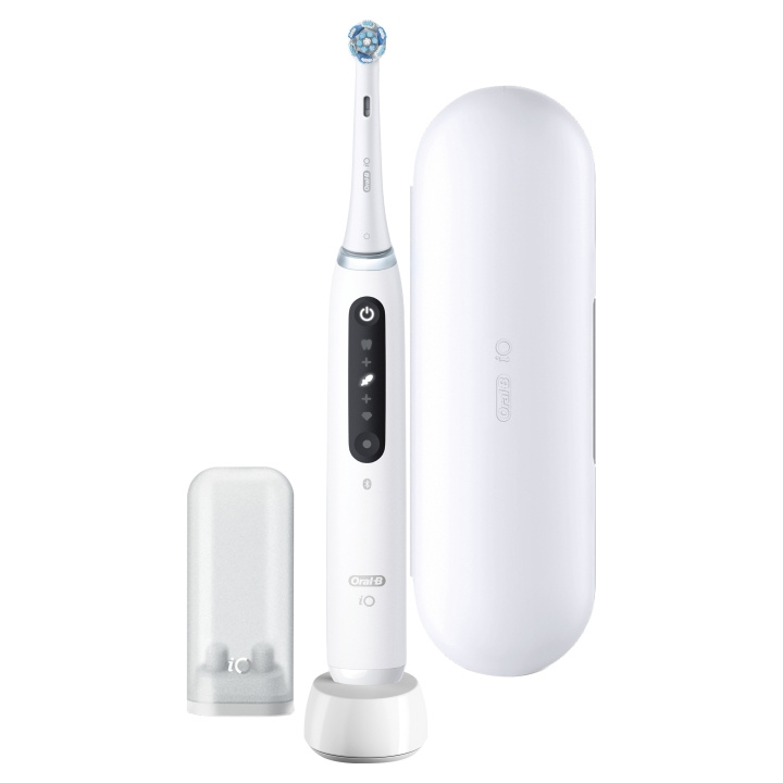 Oral B iO Series 5 Electric toothbrush, White i gruppen SKØNHED & HELSE / Oral pleje / Elektriske tandbørster hos TP E-commerce Nordic AB (D10478)