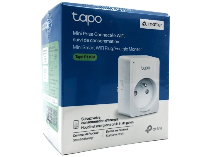 TP-Link Tapo P110M V1 Smart stik Trådløs i gruppen HJEM, HUS & HAVE / Smart hjem / Smart plugs hos TP E-commerce Nordic AB (D10532)