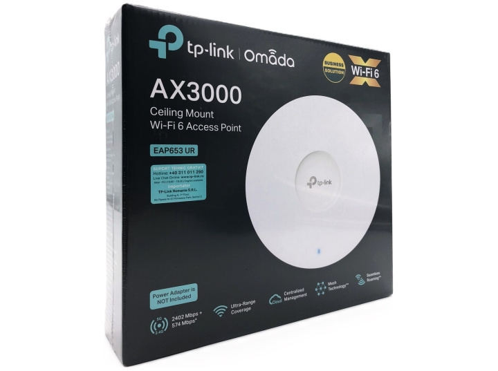 TP-Link Omada EAP653 UR V1 Wireless connection White i gruppen COMPUTERTILBEHØR / Netværk / WiFi forlængere hos TP E-commerce Nordic AB (D10577)