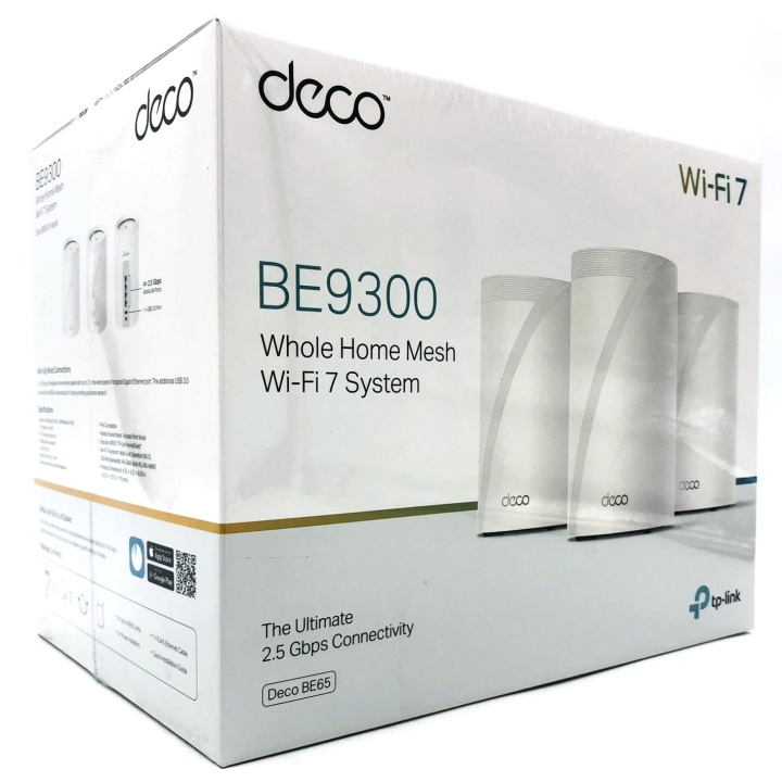 TP-Link Deco BE65 V1 Wi-Fi-system Desktop i gruppen COMPUTERTILBEHØR / Netværk / WiFi forlængere hos TP E-commerce Nordic AB (D10578)