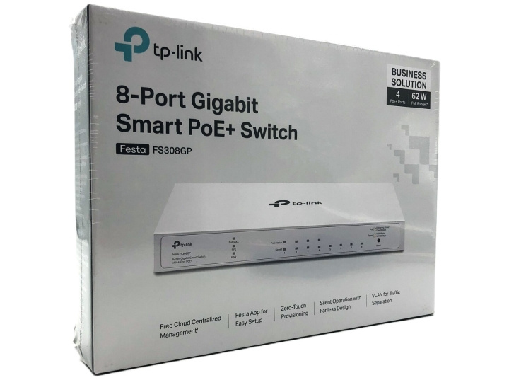 TP-Link Festa FS308GP V1 Switch 8-porte Gigabit Ethernet PoE+ i gruppen COMPUTERTILBEHØR / Netværk / Routere hos TP E-commerce Nordic AB (D10593)