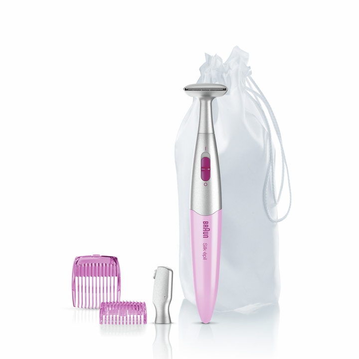 Braun Silk-épil Styler FG1100 bikini trimmer Lyserød i gruppen SKØNHED & HELSE / Hår og styling / Barbering og trimning / Hårtrimmere hos TP E-commerce Nordic AB (D10607)