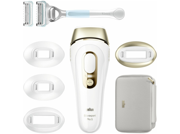 Braun Silk-expert Pro PL5356 Hårfjernelses-system Guld/hvid i gruppen SKØNHED & HELSE / Hår og styling / Hårfjerning / Epilatorer hos TP E-commerce Nordic AB (D10609)