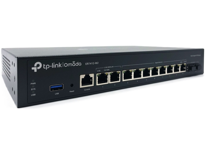 TP-Link Omada ER7412-M2 V1 Router 12-port switch Kablet i gruppen COMPUTERTILBEHØR / Netværk / Switches hos TP E-commerce Nordic AB (D10634)