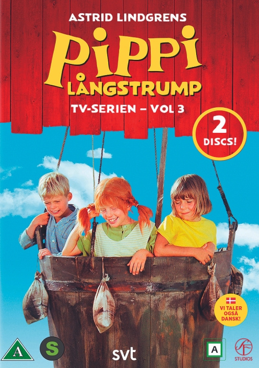 Pippi Långstrump Tv-Serie Box 3 (2-Disc) i gruppen HJEMMEELEKTRONIK / Lyd & billede / Tv og tilbehør / Film / DVD hos TP E-commerce Nordic AB (D10688)