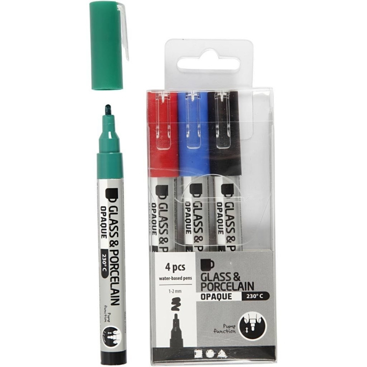 Creative Toys Marker til glas og porcelæn (31336) i gruppen SPORT, FRITID & HOBBY / Hobby / Mal & Tegn / Kuglepenne, Farveblyanter & Tuschpenne hos TP E-commerce Nordic AB (D10697)