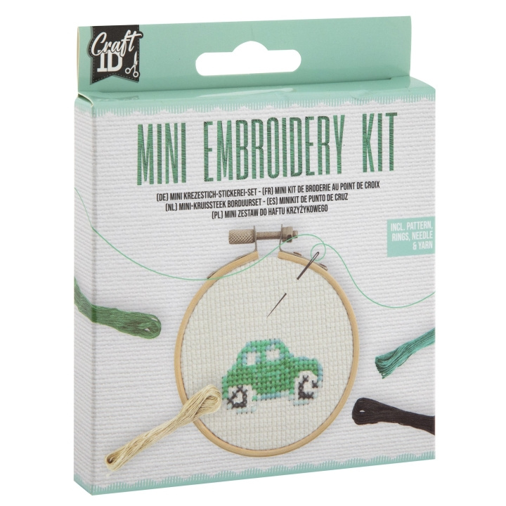 Craft ID Mini broderisæt - Bil (CR1712) i gruppen LEGETØJ, BØRN & BABY / Legetøj / Hobbyartikler hos TP E-commerce Nordic AB (D10764)