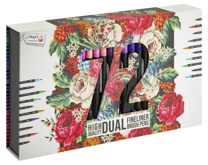 CRAFT sensations Craft Sensation - Fineliners/pensler, 72 stk (CR9019/A) i gruppen SPORT, FRITID & HOBBY / Hobby / Mal & Tegn / Kuglepenne, Farveblyanter & Tuschpenne hos TP E-commerce Nordic AB (D10850)