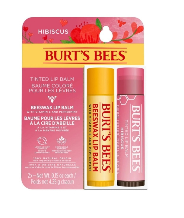 Burt\'s Bees Læbepomade Duo Gaveæske i gruppen SKØNHED & HELSE / Makeup / Læber / Læbepomade hos TP E-commerce Nordic AB (D10932)