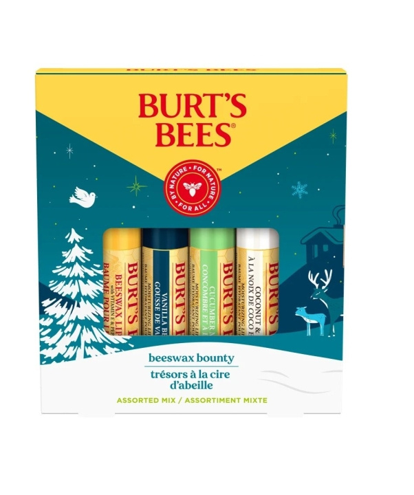 Burt\'s Bees Festlig gaveæske med bivoks-bounties i gruppen SKØNHED & HELSE / Makeup / Læber / Læbepomade hos TP E-commerce Nordic AB (D10933)