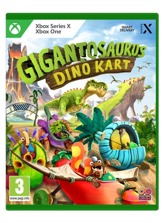 Gigantosaurus: Dino Kart (XseriesX) i gruppen HJEMMEELEKTRONIK / Spilkonsoller og tilbehør / Xbox Series X / Spil hos TP E-commerce Nordic AB (D10957)