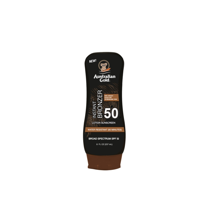 Australian Gold Solcreme Lotion m. Bronzer SPF 50 237 ml i gruppen SKØNHED & HELSE / Hudpleje / Tanning / Solbeskyttelse hos TP E-commerce Nordic AB (D11235)