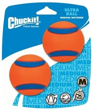 Chuckit - Ultra Ball M 6 cm 2-pak - (CHUC17001) i gruppen HJEM, HUS & HAVE / Tilbehør til dyr / Hund hos TP E-commerce Nordic AB (D11257)