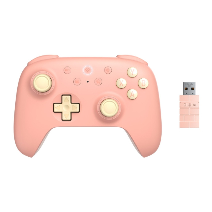 8Bitdo Ultimate 2C trådløs pad Peach i gruppen HJEMMEELEKTRONIK / Spilkonsoller og tilbehør / Nintendo Switch hos TP E-commerce Nordic AB (D11310)