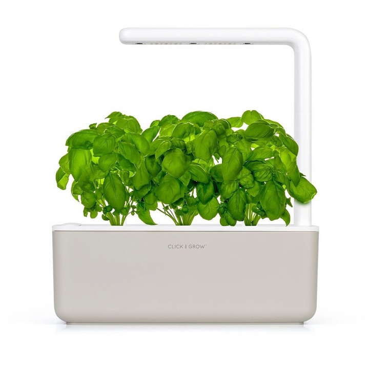 Click & Grow Smart Garden 3 Starter Kit - Mellow Beige (SGS7UNI) - Effortless Indoor Herb Garden i gruppen SPORT, FRITID & HOBBY / Sjove gadgets / Smarte løsninger hos TP E-commerce Nordic AB (D11316)