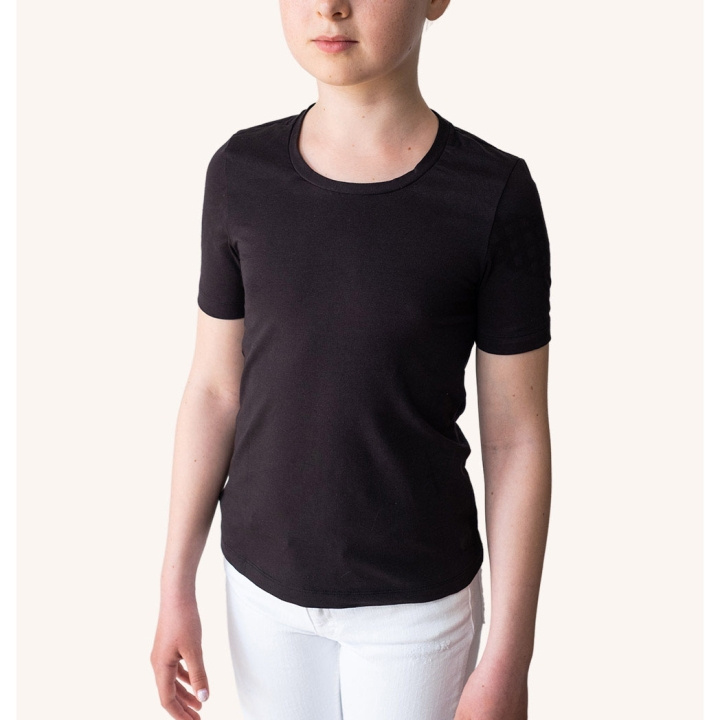 SWEDISH POSTURE T-shirt Børn Alignment Bomuld Sort XXS i gruppen SPORT, FRITID & HOBBY / Accessories / T-shirts hos TP E-commerce Nordic AB (D11358)