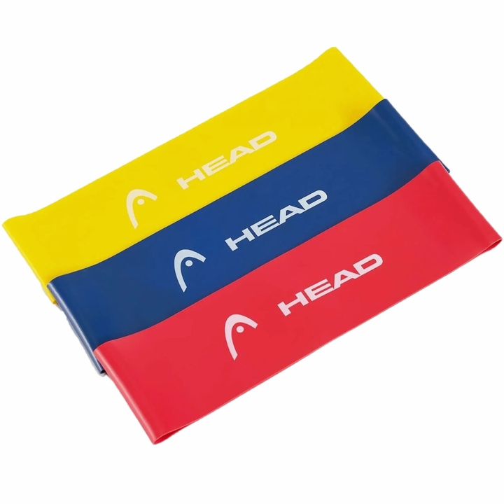 Head Elastiska Latex band 3st i gruppen SPORT, FRITID & HOBBY / Træningsredskaber / Træningstilbehør hos TP E-commerce Nordic AB (D11538)