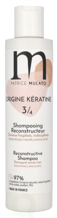 Patrice Mulato P. Mulato Origine Keratine 3/4 Reconstructive Shampooing 200 ml i gruppen SKØNHED & HELSE / Hår og styling / Hårpleje / Shampoo hos TP E-commerce Nordic AB (D11677)