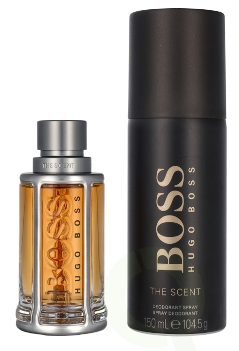 Hugo Boss The Scent Giftset 200 ml Edt Spray 50ml/Deo Spray 150ml i gruppen SKØNHED & HELSE / Gaveæske / Gaveæske til ham hos TP E-commerce Nordic AB (D11774)