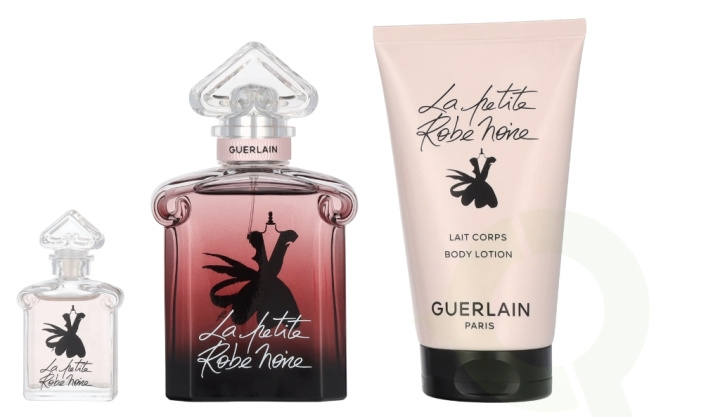 Guerlain La Petite Robe Noire Intense Giftset 130 ml Edp Spray 50ml/Body Lotion 75ml/Edp Spray 5ml i gruppen SKØNHED & HELSE / Gaveæske / Gaveæske til hende hos TP E-commerce Nordic AB (D11796)