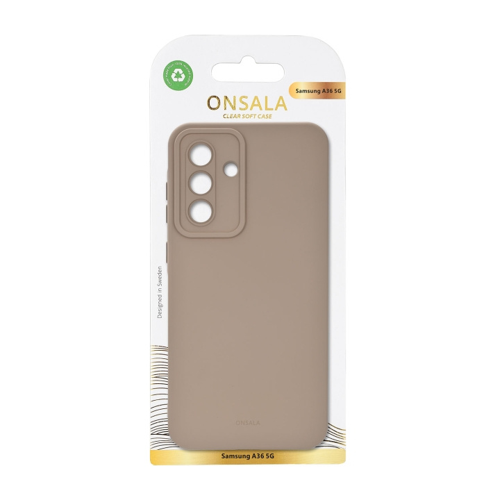 Onsala Mobilcover Samsung A36 5G Silikoneeffekt Sommersand i gruppen SMARTPHONES & TABLETS / Mobil Beskyttelse / Samsung hos TP E-commerce Nordic AB (D12001)