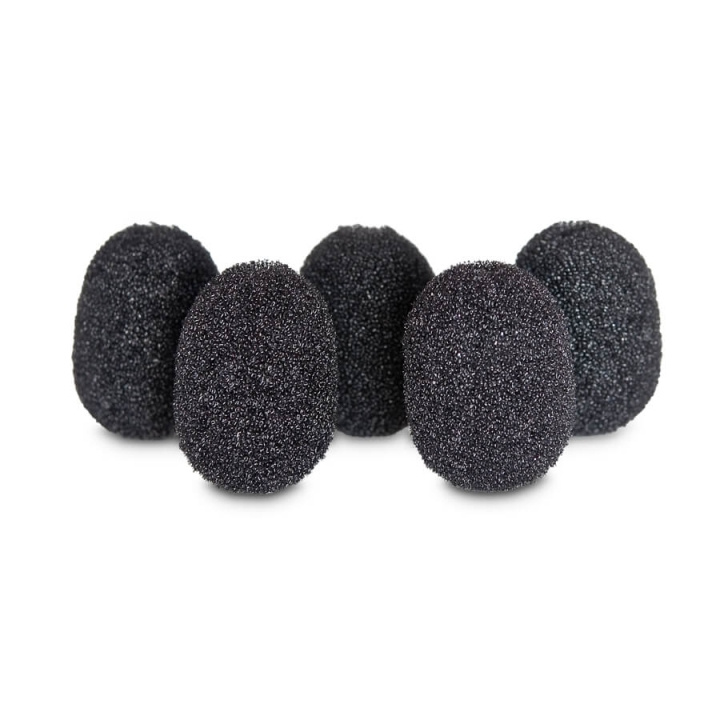 Rycote Lavalier Foams Black 5-Pack i gruppen HJEMMEELEKTRONIK / Lyd & billede / Håndholdte mikrofoner hos TP E-commerce Nordic AB (D12023)