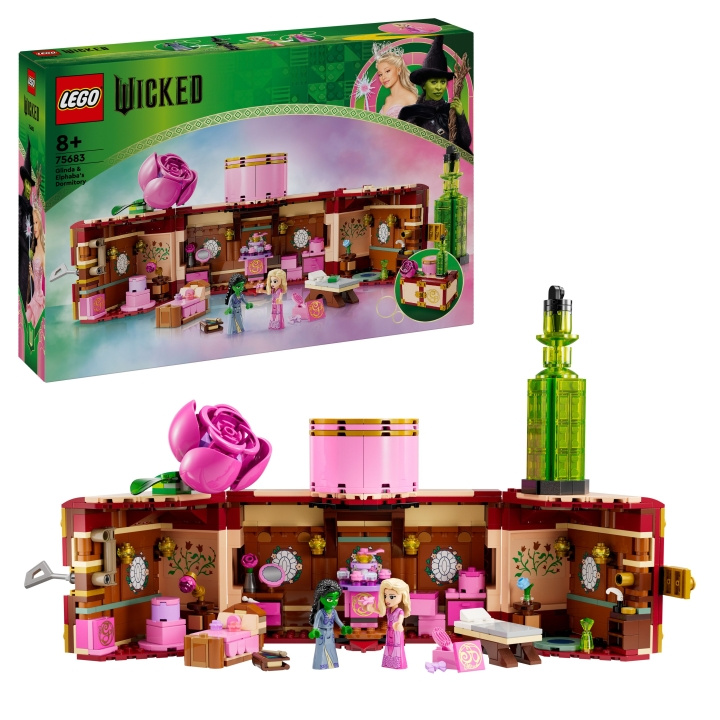 LEGO Wicked - Glinda & Elphabas sovesal (75683) i gruppen LEGETØJ, BØRN & BABY / Legetøj / Bygge legesager / Lego hos TP E-commerce Nordic AB (D12158)