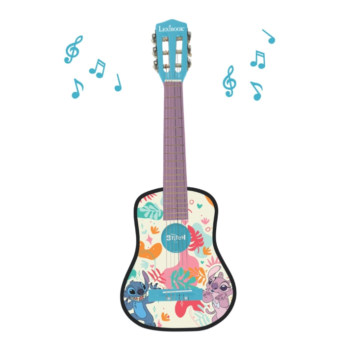 Lexibook Disney Stitch - akustisk guitar 78 cm (K2000D) i gruppen LEGETØJ, BØRN & BABY / Musik, sang og billede / Instrumenter hos TP E-commerce Nordic AB (D12174)