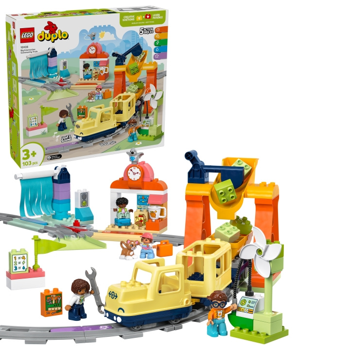 LEGO DUPLO Town - Stort interaktivt fællestog (10428) i gruppen LEGETØJ, BØRN & BABY / Legetøj / Bygge legesager / Lego hos TP E-commerce Nordic AB (D12260)