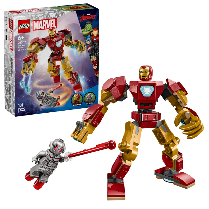 LEGO Super Heroes - Iron Man Mech vs. Ultron (76307) i gruppen LEGETØJ, BØRN & BABY / Legetøj / Bygge legesager / Lego hos TP E-commerce Nordic AB (D12261)