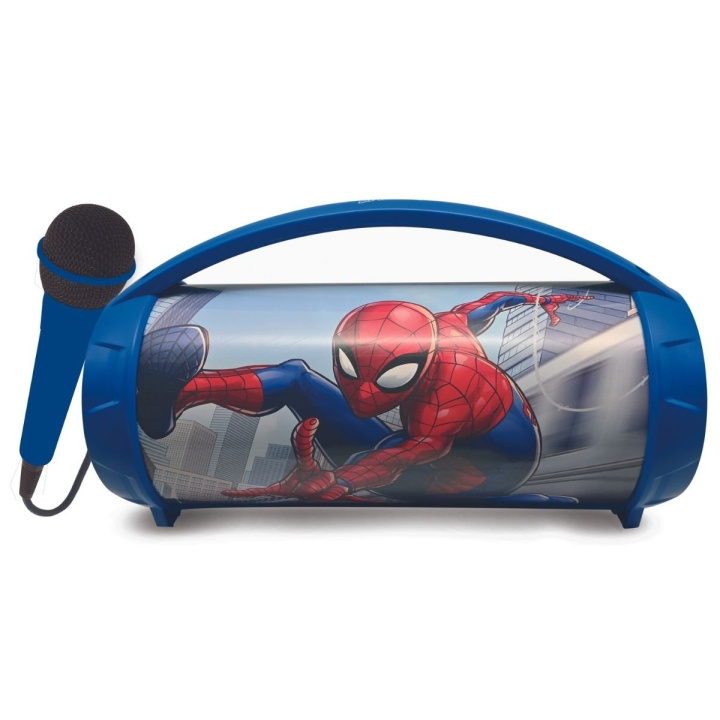 Lexibook Spider-Man Bluetooth® Light-højttaler med mikrofon (BTP585SPZ) i gruppen HJEMMEELEKTRONIK / Lyd & billede / Højttalere & tilbehør / Bluetooth-højttalere hos TP E-commerce Nordic AB (D12279)