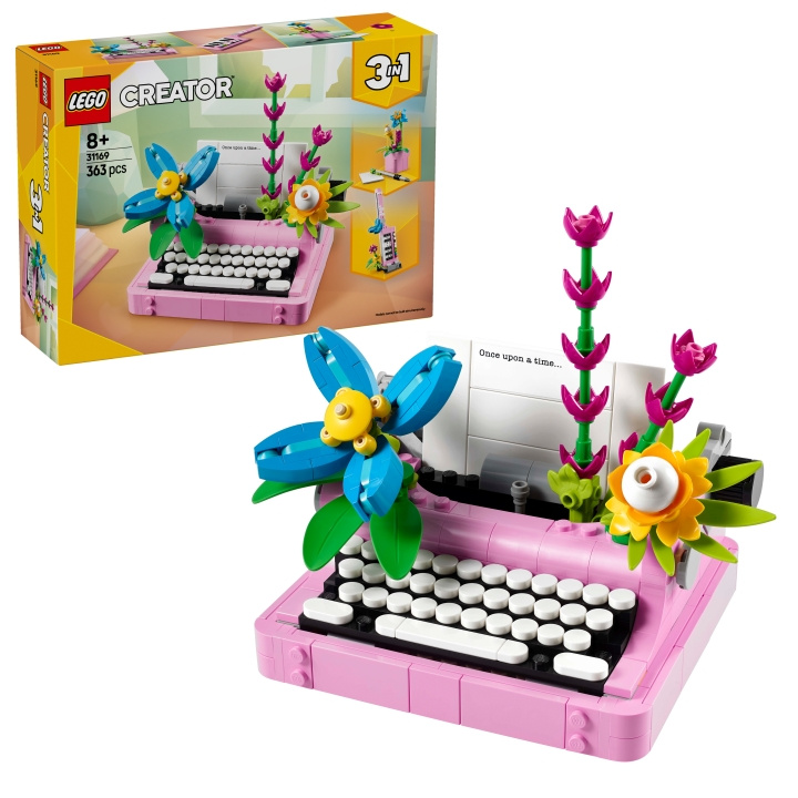 LEGO LEGO Creator - Skrivemaskine med blomster (31169) i gruppen LEGETØJ, BØRN & BABY / Legetøj / Bygge legesager / Lego hos TP E-commerce Nordic AB (D12281)