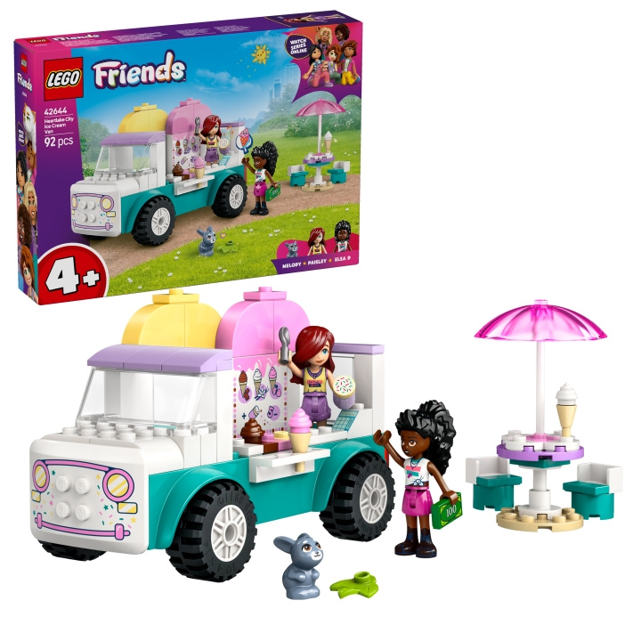 LEGO LEGO Friends - Heartlake City Ice Cream Van (42644) i gruppen LEGETØJ, BØRN & BABY / Legetøj / Bygge legesager / Lego hos TP E-commerce Nordic AB (D12293)