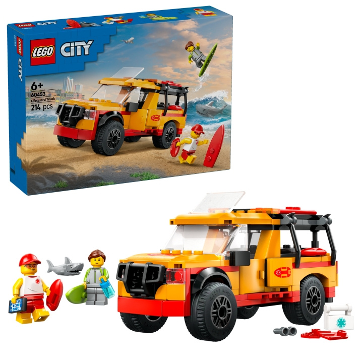 LEGO LEGO City - Livredder-strandredningsbil (60453) i gruppen LEGETØJ, BØRN & BABY / Legetøj / Bygge legesager / Lego hos TP E-commerce Nordic AB (D12296)